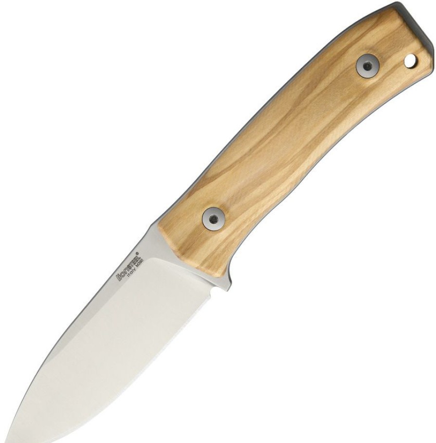 * | Special Lstm4Ul Lion Steel M4 Fixed Blade Knife Olive Wood