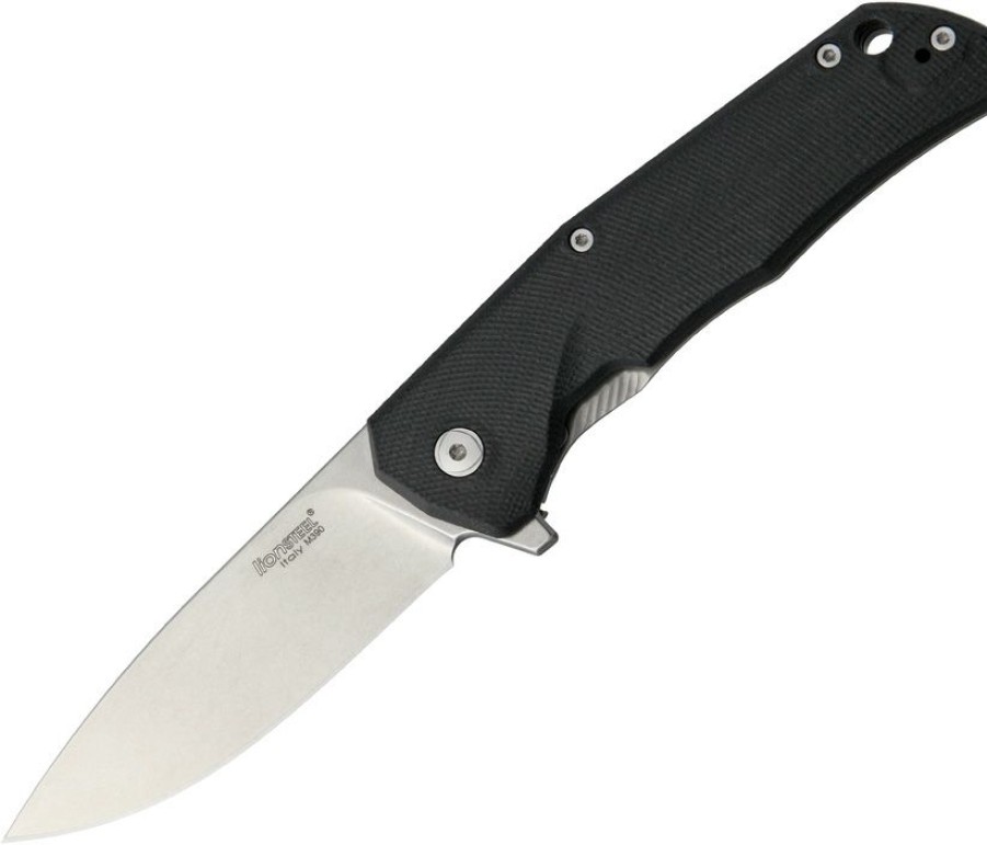 * | Reliable Quality Lsttregbk Lion Steel Tre G-10 Framelock Pocket Knife Black