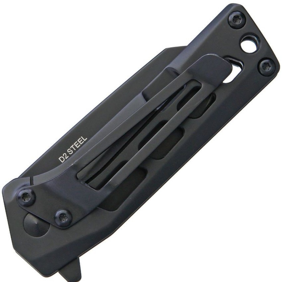 * | Tendy Style Stat112Blk Statgear Slinger Framelock Pocket Knife Black