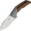 * | Online Rea091 Reate T3000 Framelock Pocket Knife Micarta Green