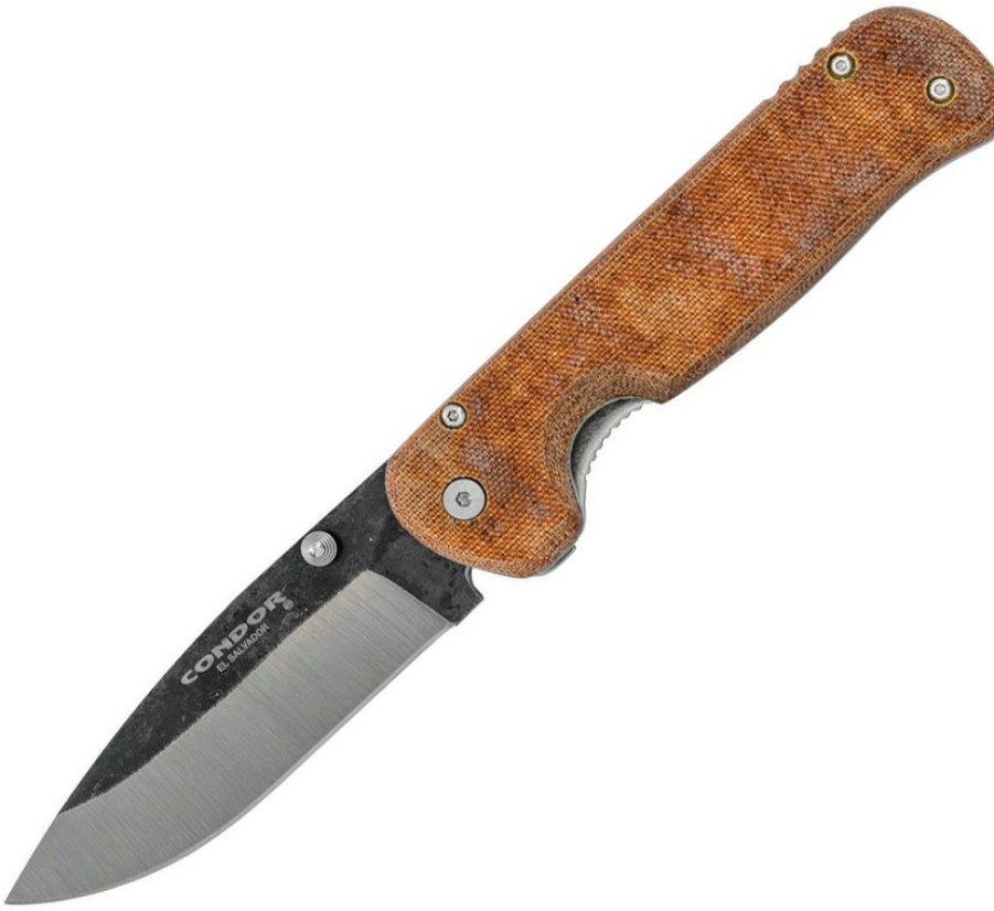 * | Exclusive Design Ctk3938427Hc Condor Krakatoa Linerlock Pocket Knife Desert