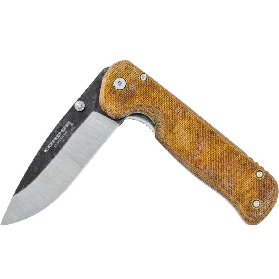 * | Exclusive Design Ctk3938427Hc Condor Krakatoa Linerlock Pocket Knife Desert