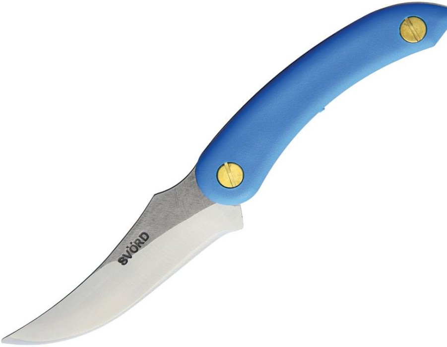 * | Online Svamkibl Svord Knives Am Kiwi Fixed Blade Knife Blue