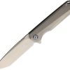 * | Exclusive Design Ch3507 Framelock Pocket Knife Stonewash