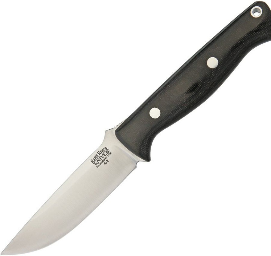 * | Cheap Ba011Mbc Bark River Gunny Knife Black Canvas Micarta