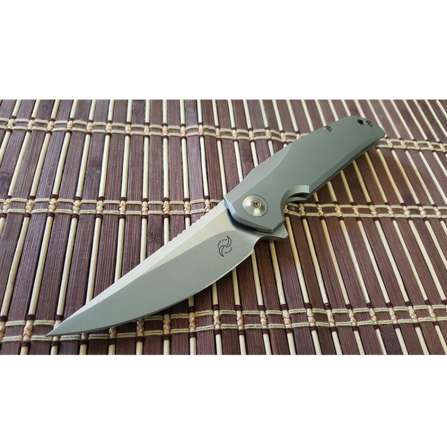 * | Lower Prices Lmdt1 Liong Mah Designs Tempest Titanium Framelock Pocket Knife