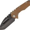 * | Quick Delivery Md40 Medford Praetorian G Framelock Pocket Knife Coyote Tan