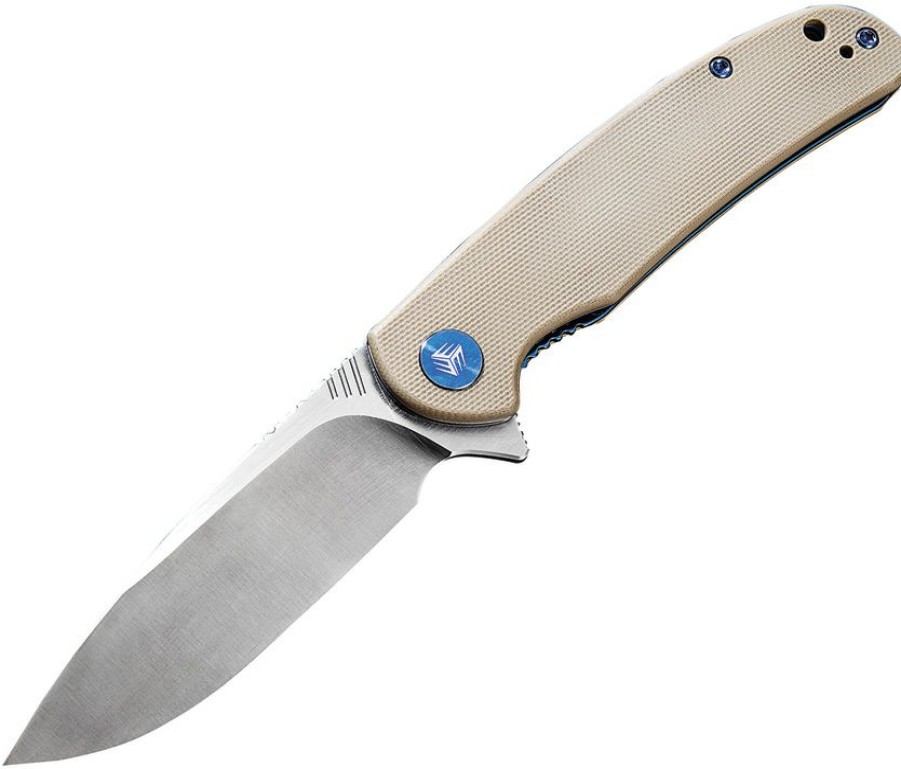 * | Top Sellers We809B We Knife Co Ltd Model 809 Practic Linerlock Pocket Knife Tan