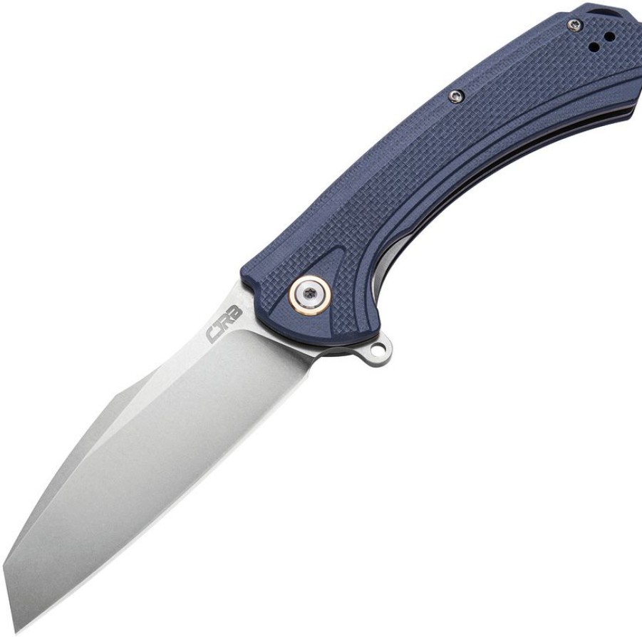 * | Tendy Style J1909Gyf Cjrb Barranca Linerlock Pocket Knife Gray/Blue