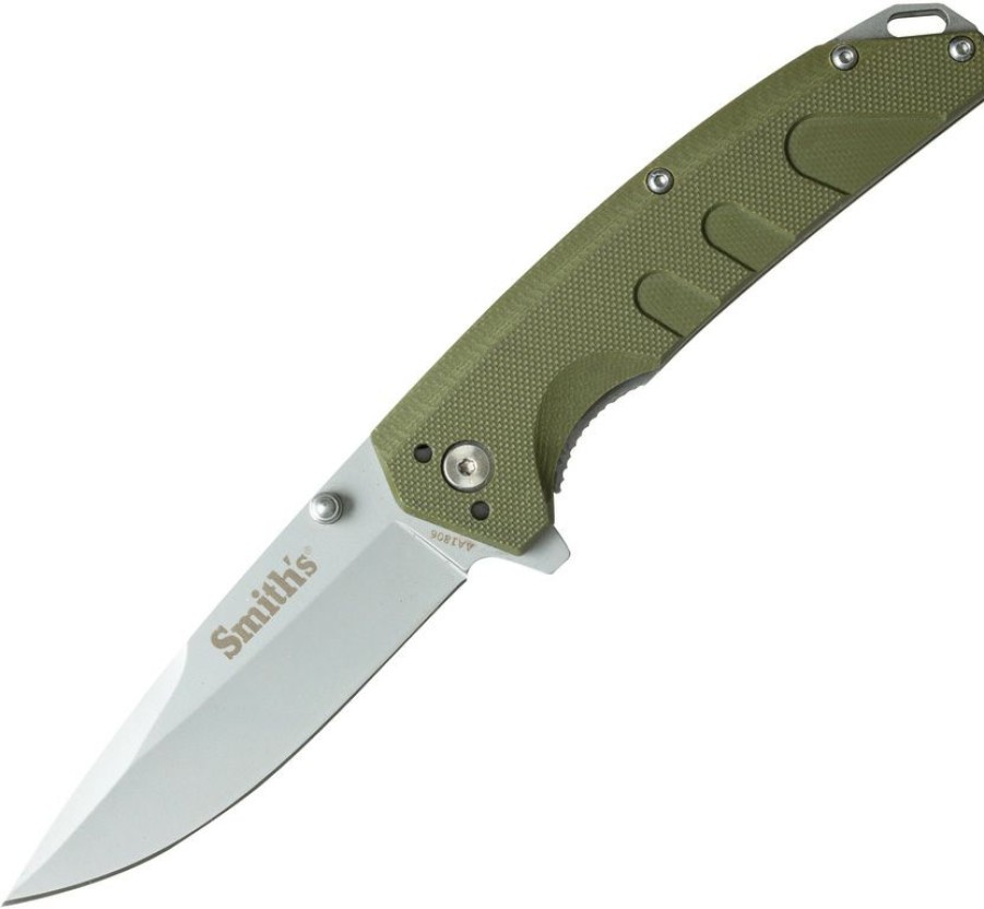 * | Tendy Style Ac50993 Smith'S Rally Linerlock Pocket Knife Od