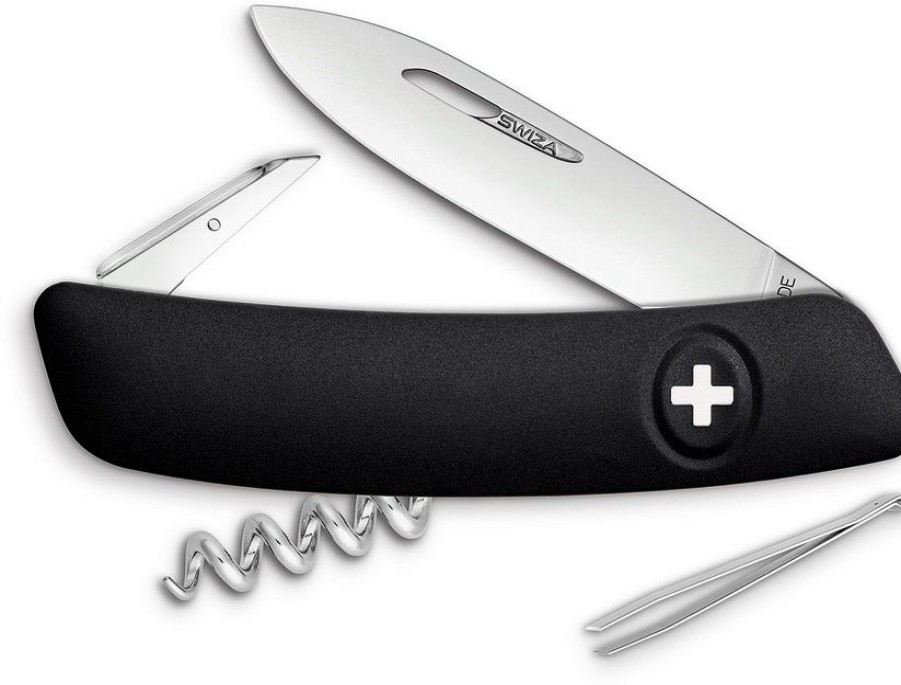 * | Cheap Sza1010 Swiza D01 Swiss Pocket Knife Black