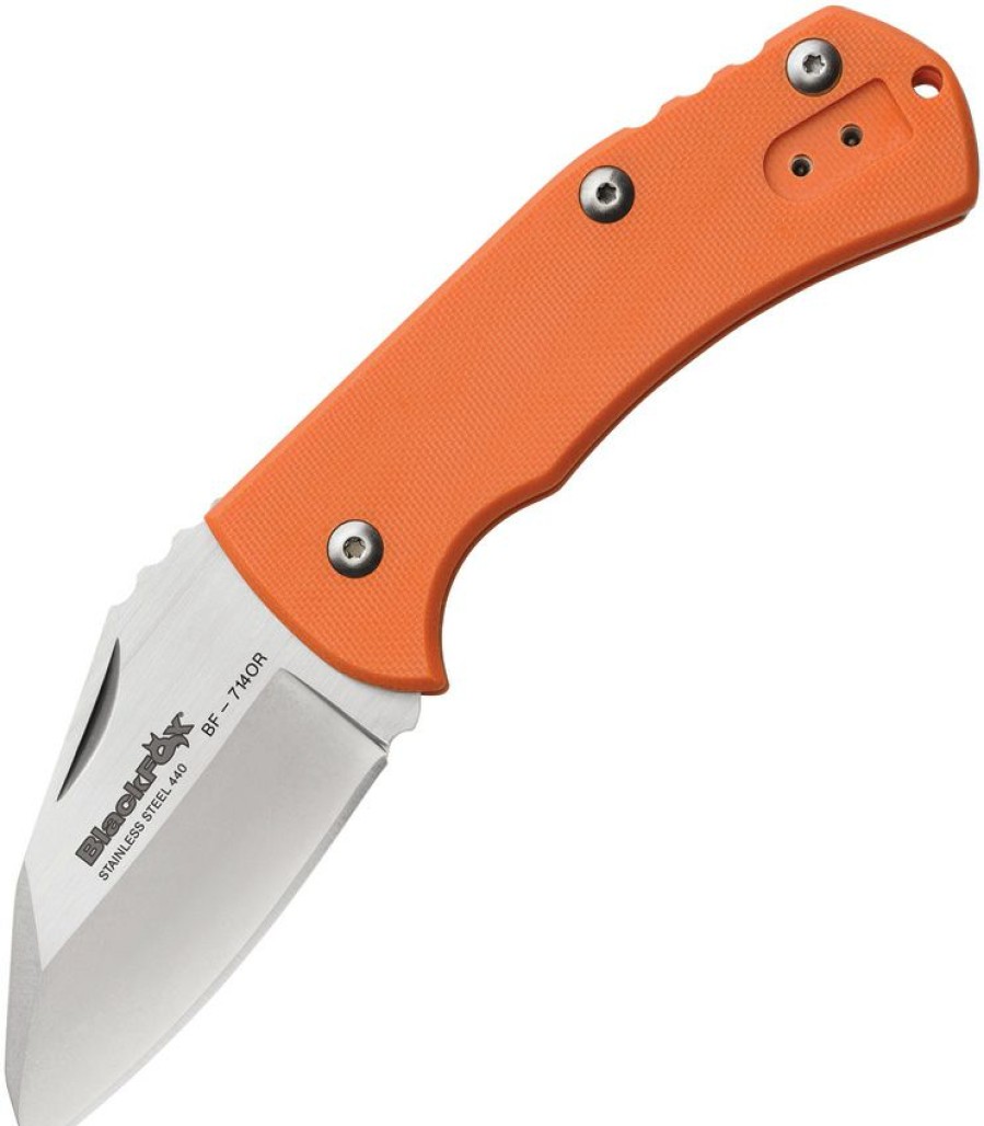 * | Online Sales Bf714Or Black Fox Nidhug Slip Joint Pocket Knife Orange