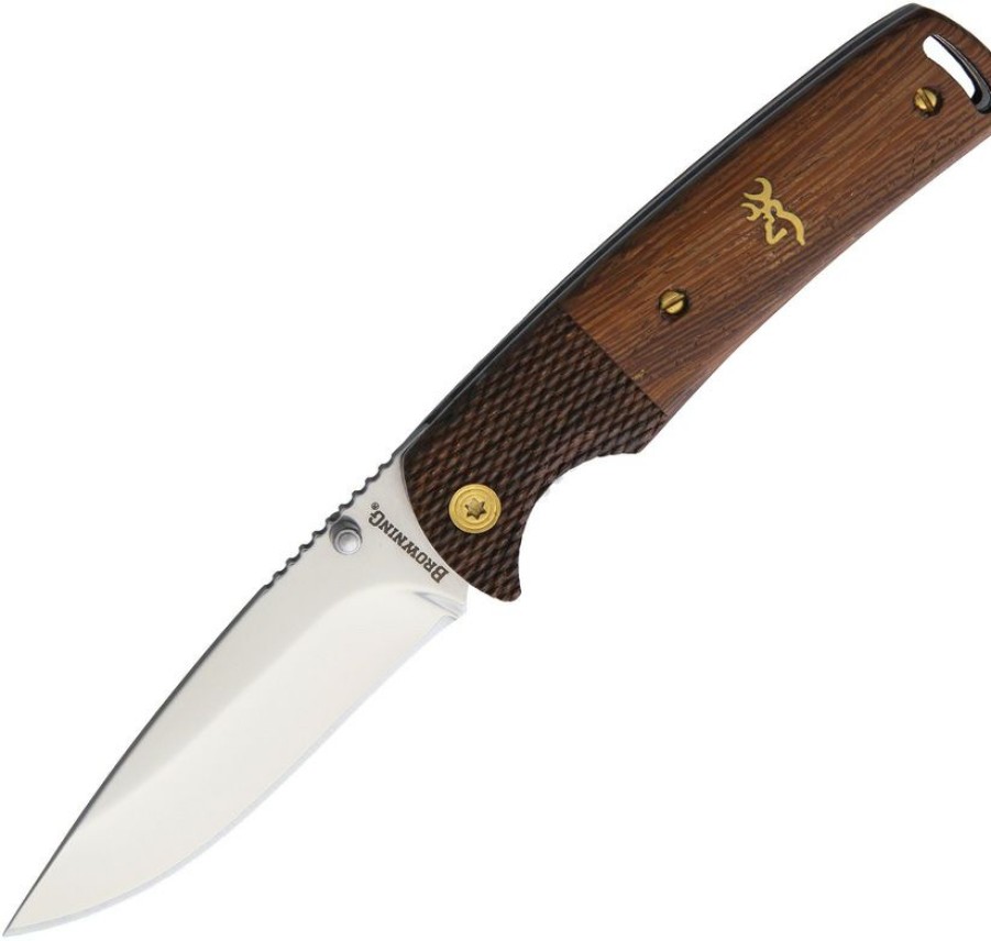 * | Tendy Style Br0304 Browning Buckmark Linerlock Pocket Knife