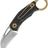 * | Quick Delivery Rs7913 Real Steel Shade Framelock Pocket Knife Black/Gold