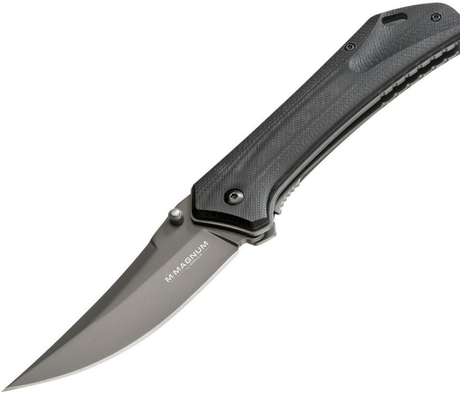 * | Latest Bom01Ry964 Boker Magnum Nero Linerlock Pocket Knife