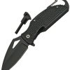 * | Clearance Sale Cn300454Bk Camping Linerlock Pocket Knife Black