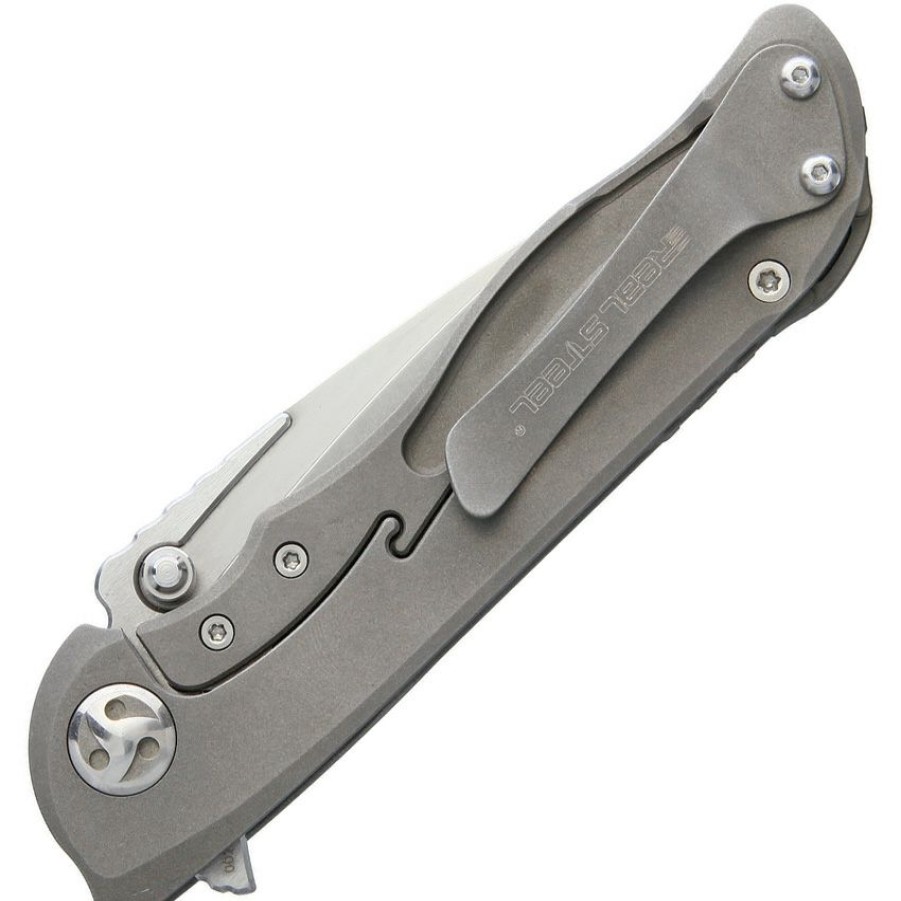 * | Lower Prices Rs9461 Real Steel Harrier Framelock Pocket Knife