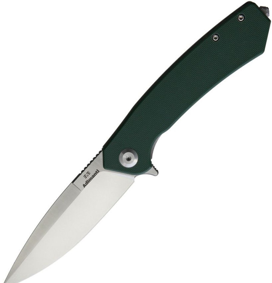 * | Typical Style Gaskgb Ganzo Adimanti Framelock Pocket Knife Green