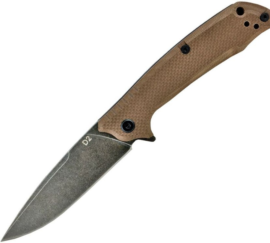 * | Online Sales Ab026T Abkt Tac Predator Linerlock Pocket Knife Tan