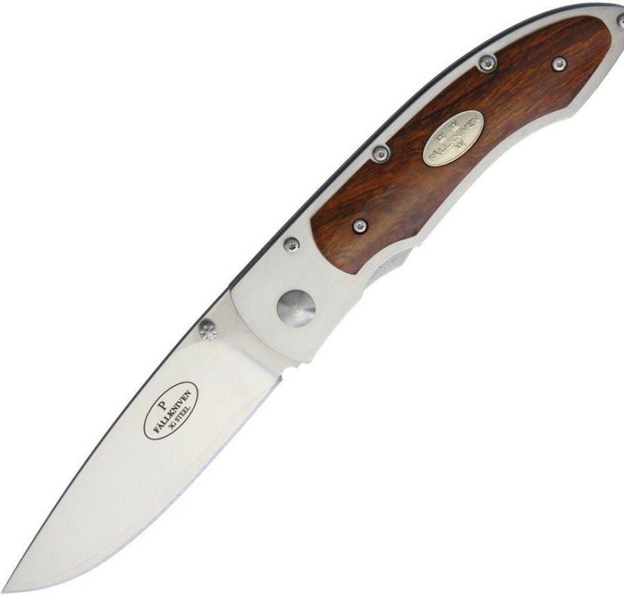 * | Online Sales Fnp3Gic Fallkniven Knives P Framelock Pocket Knife Desert Ironwood