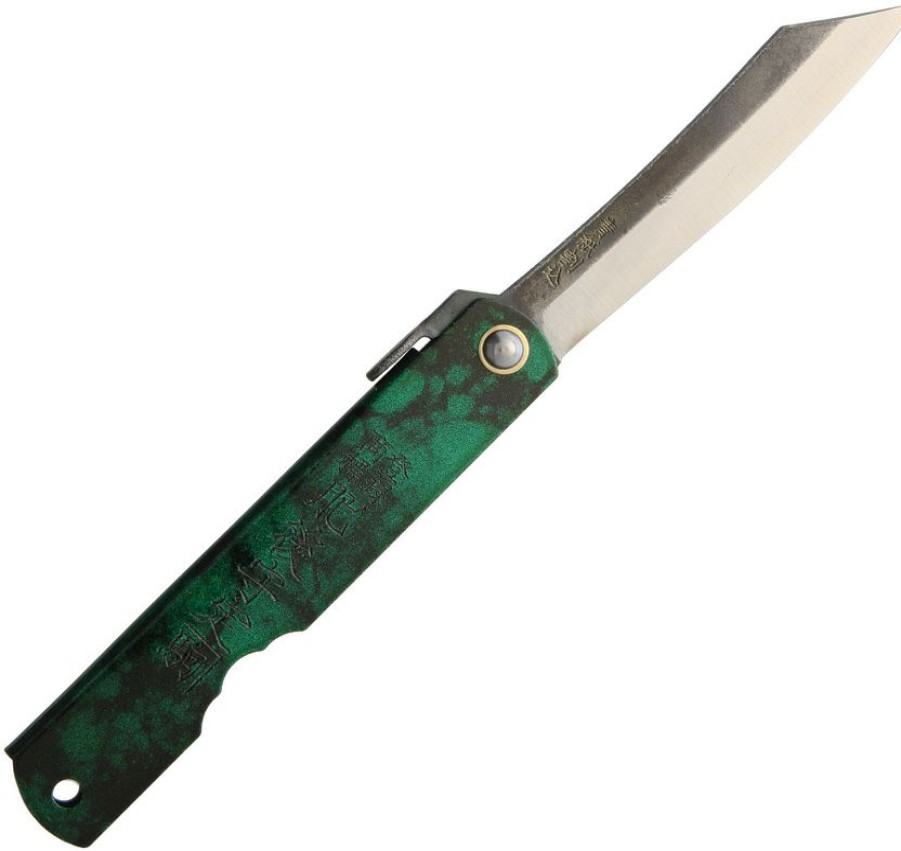 * | Online Higocjb Higonokami Knife Blue Paper Steel Jade