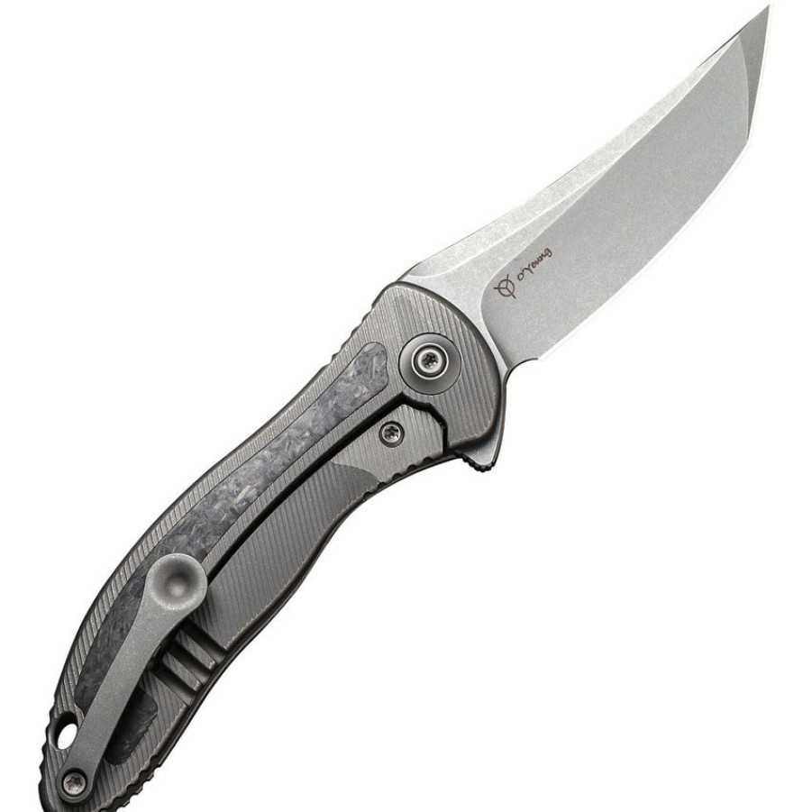 * | Exclusive Design We2012Cfa We Knife Co Ltd Mini Synergy Framelock Pocket Knife Carbon Fiber