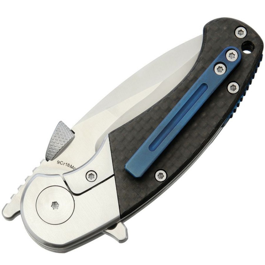 * | Reliable Quality Sng232 Krudo Iota Framelock Pocket Knife Carbon Fiber