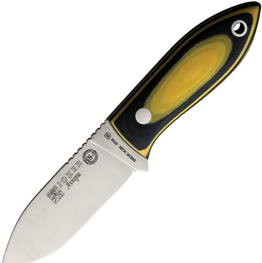 * | Cheaper Jkrcm117 Joker Avispa Fixed Blade Knife Micarta