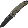 * | Reliable Quality Sogku3004 Sog Kiku Button Lock Pocket Knife A/O