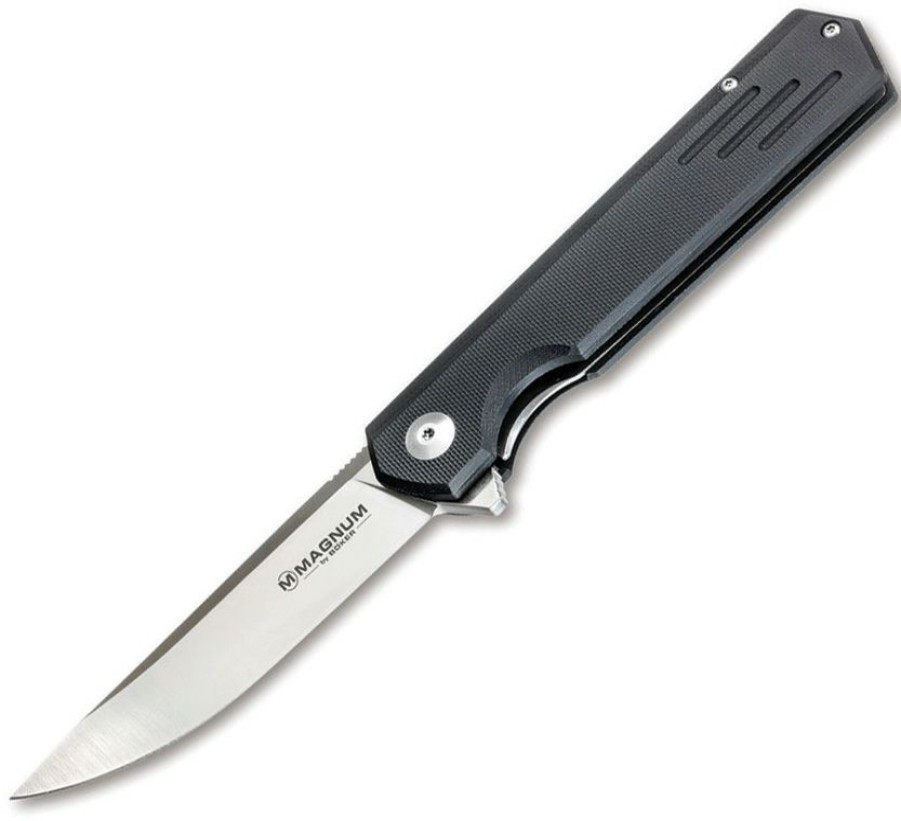 * | Top Selling Bom01Sc064 Boker Magnum Ashigaru Linerlock Pocket Knife