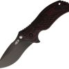 * | Latest Zt0350C Zero Tolerance Linerlock Pocket Knife A/O Black Cherry