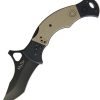 * | Typical Style Cssd26 Cssd/Sc Bram Frank Design Myso Magnum Comp Lock Pocket Knife Tan