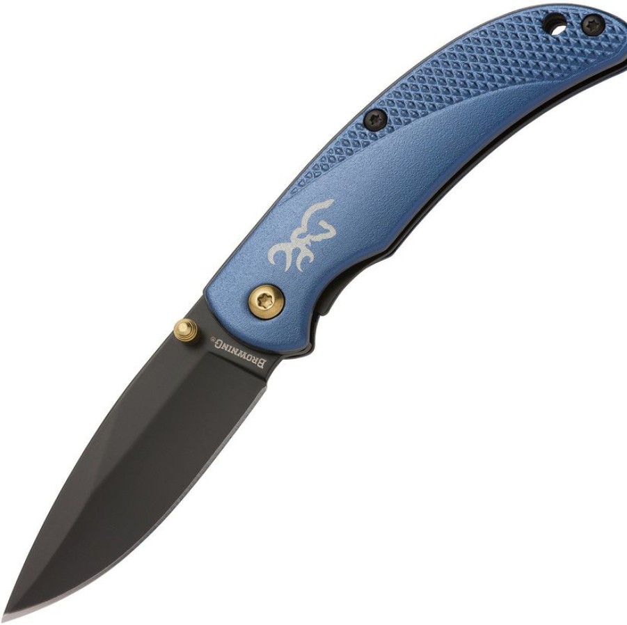 * | Top Sellers Br0341 Browning Prism 3 Linerlock Pocket Knife Blue