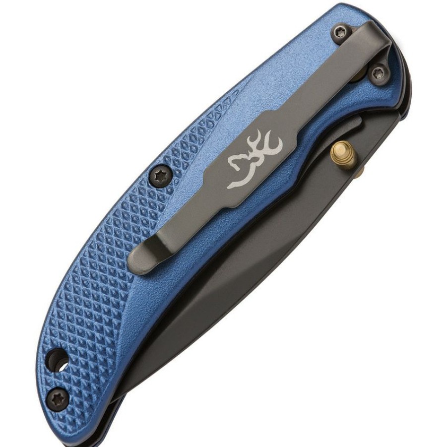 * | Top Sellers Br0341 Browning Prism 3 Linerlock Pocket Knife Blue