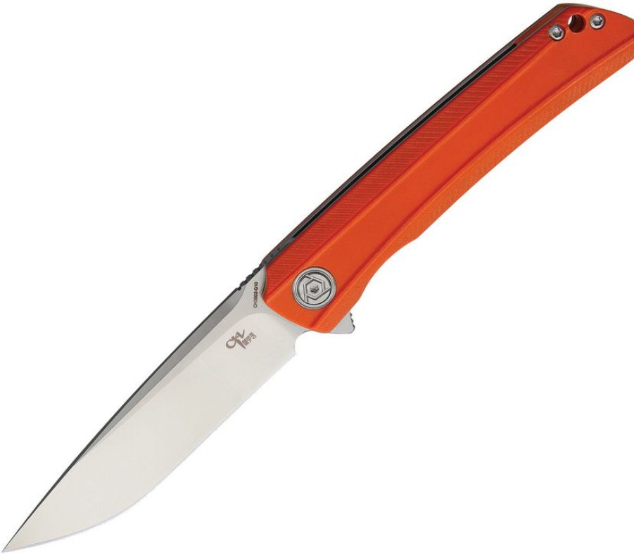 * | Cheap Ch3002Or Linerlock Pocket Knife Orange