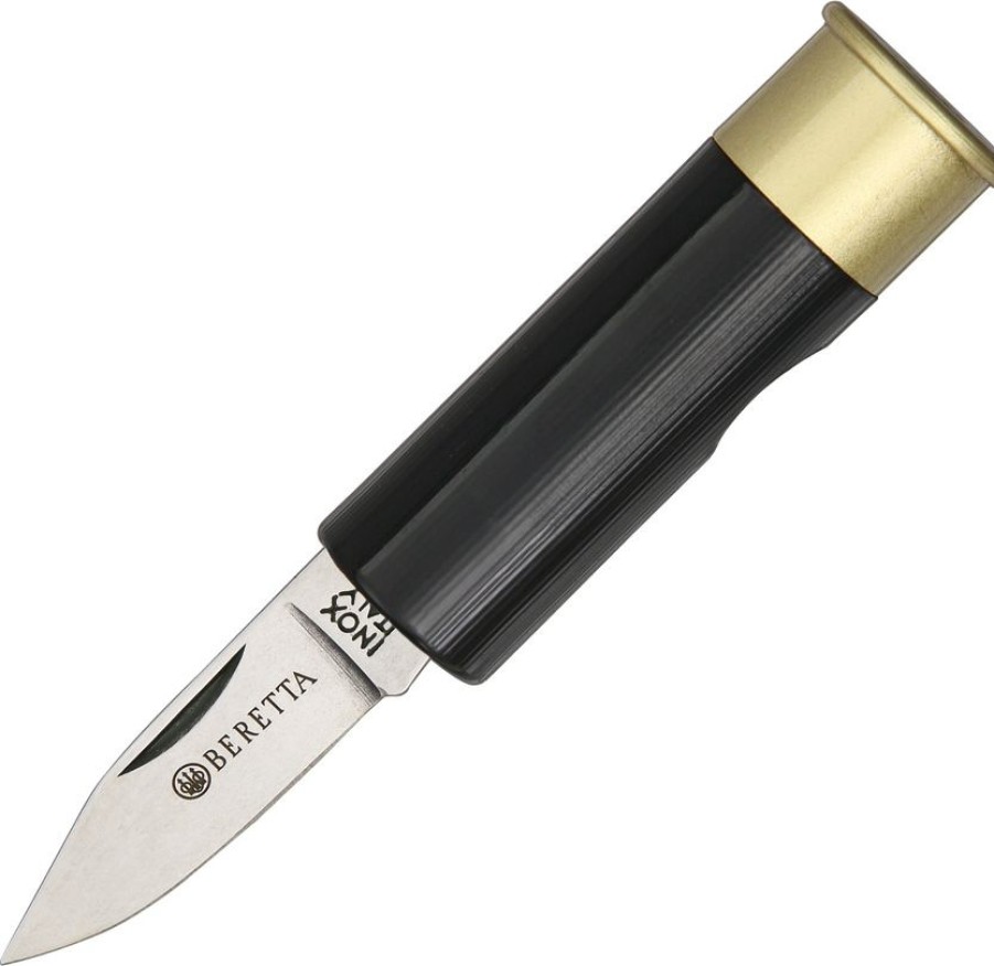 * | Top Sellers Be70Bk Beretta Shotgun Shell Shaped Pocket Knife Black