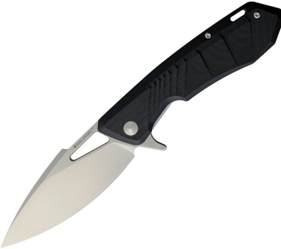 * | Cheap Rs7921 Real Steel Pelican Framelock Pocket Knife