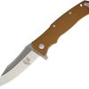 * | Closeout Sale Mas681G10M Maserin Reactor Framelock Pocket Knife Brown