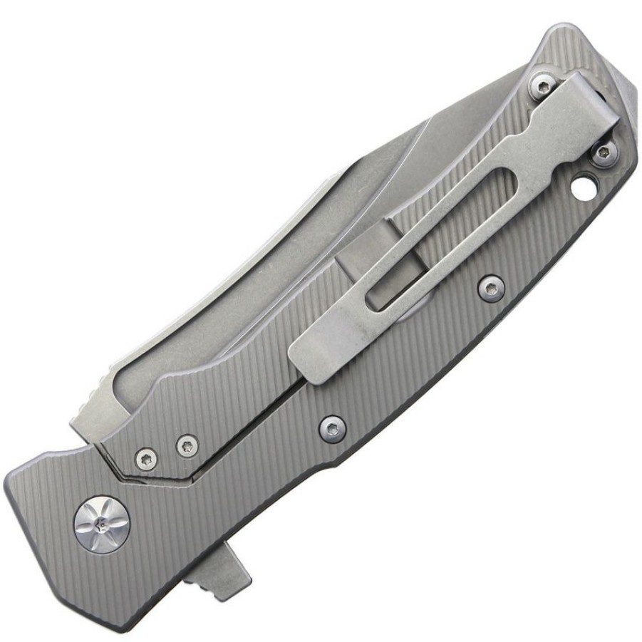 * | Closeout Sale Mas681G10M Maserin Reactor Framelock Pocket Knife Brown