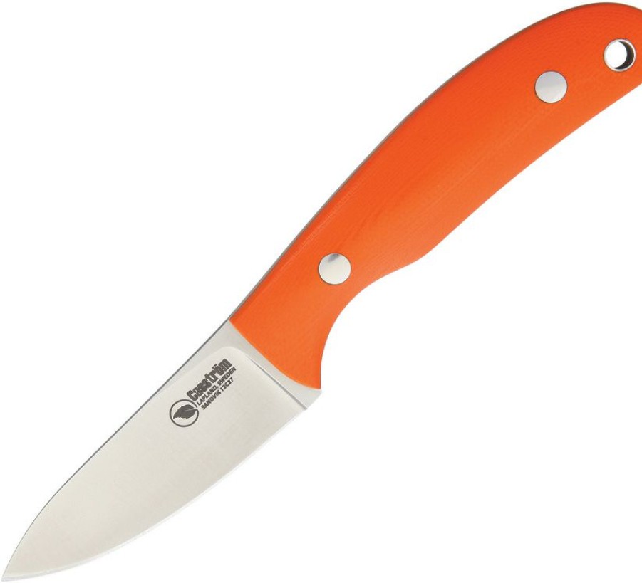 * | Tendy Style Ci10630 Casstrom Safari Knife Orange G10 Handles