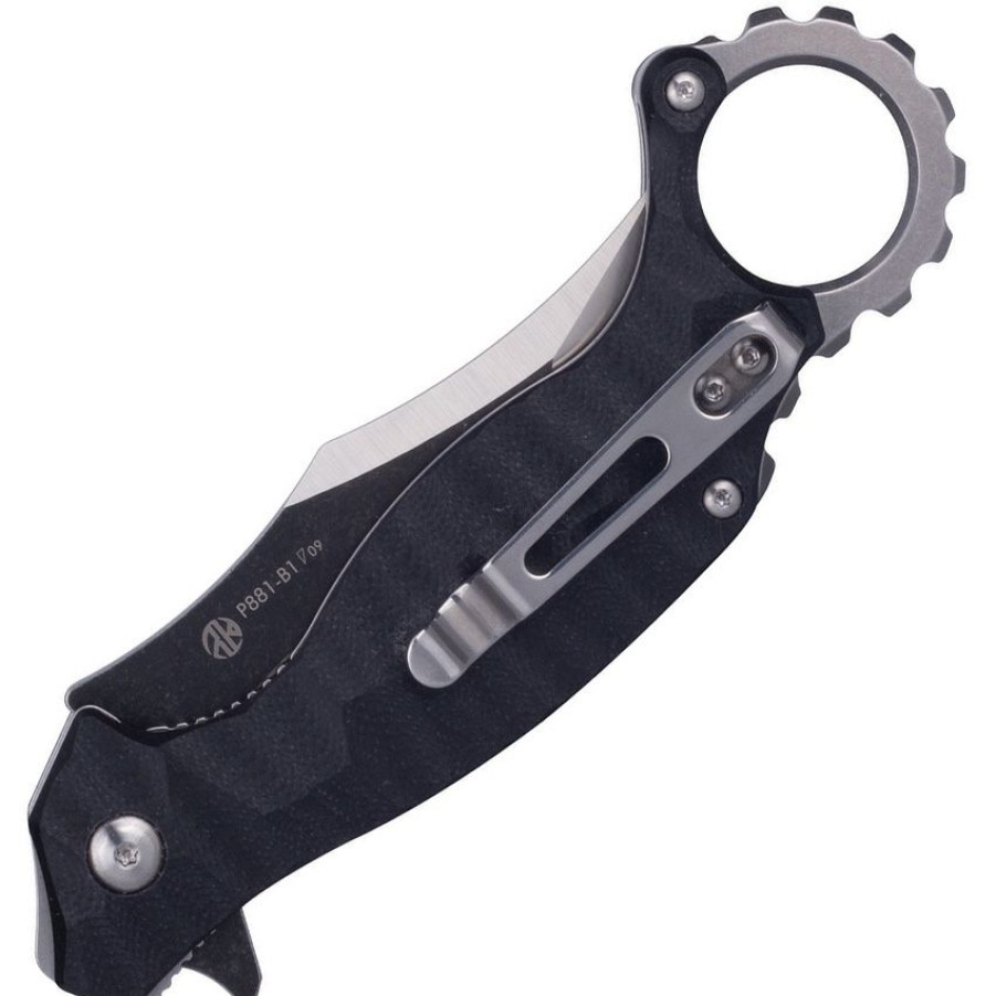 * | Tendy Style Rkep881B1 Ruike P881 Linerlock Pocket Knife Black