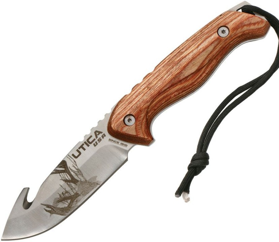 * | Lower Prices Utk911066Cp Utica Shoehorn Elk Ii Fixed Blade Knife