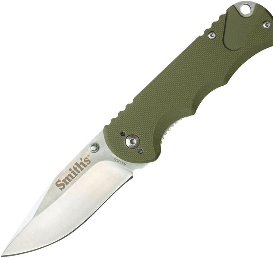 * | Quick Delivery Ac50990 Smith'S X-Trainer Linerlock Pocket Knife Od