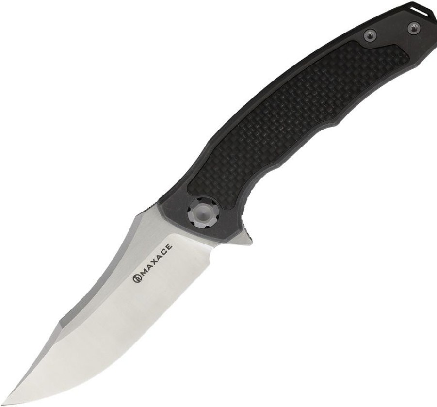 * | Lower Prices Maxmhlt202 Maxace Halictus Framelock Pocket Knife Carbon Fiber