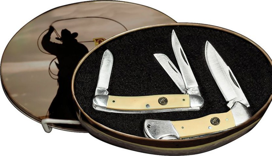 * | Cheap Ab051S1Y Roper Pocket Knife And Tin Combo