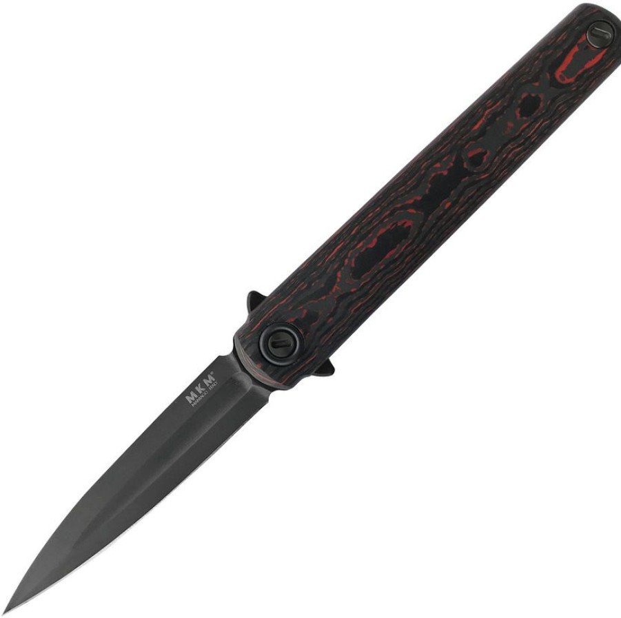 * | Top Sellers Mkmfl02Fcltd Mkm Maniago Knife Makers Flame Framelock Pocket Knife Dagger Lava Carbon Fiber