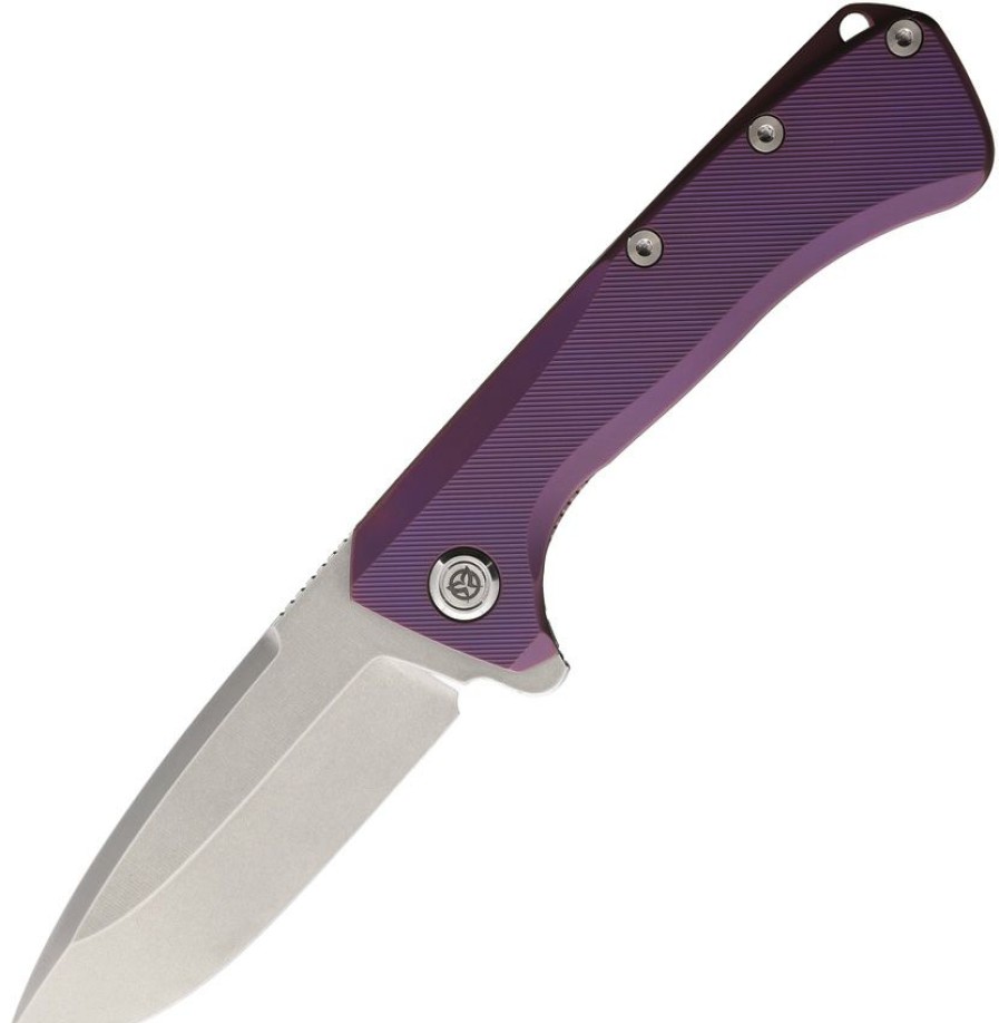 * | Tendy Style Pmp013 Pmp Revenge Ii Purple Framelock Pocket Knife