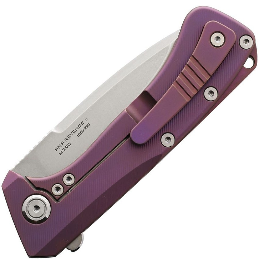 * | Tendy Style Pmp013 Pmp Revenge Ii Purple Framelock Pocket Knife