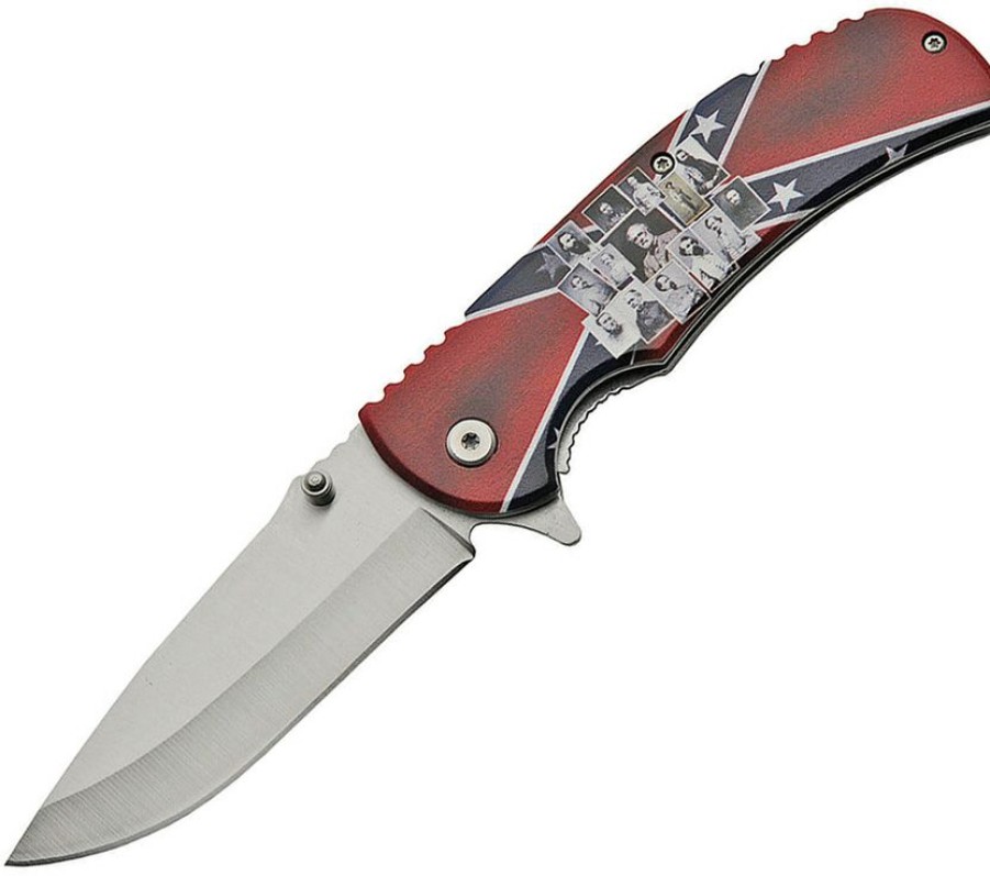 * | Online Cn300479Ge Confed Generals Linerlock Pocket Knife A/O