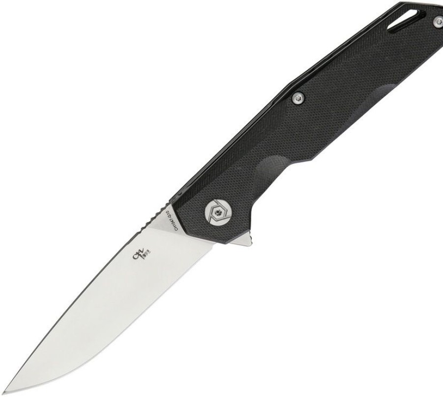 * | Closeout Sale Ch1047Bk Linerlock Pocket Knife Black